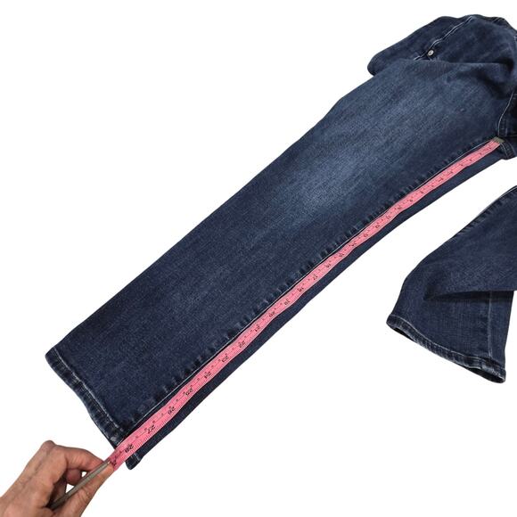 Chico's Sz 12 Reg Stretch Denim Jegging Blue Jeans - Picture 9 of 11